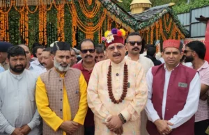धर्मस्व मंत्री सतपाल महाराज पहुंचे सिरमौर के शिलाई, पश्मी गांव