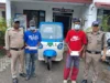 स्नेचिंग करने वाले ऑटो गैंग के दो सदस्य गिरफ्तार, दो मोबाइल और खुखरी बरामद