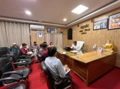 नगर निगम ऋषिकेश के नवीन कार्यालय भवन निर्माण कार्य की प्रगति को लेकर महापौर की अध्यक्षता में समीक्षा बैठक संपन्न