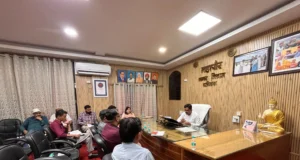नगर निगम ऋषिकेश के नवीन कार्यालय भवन निर्माण कार्य की प्रगति को लेकर महापौर की अध्यक्षता में समीक्षा बैठक संपन्न