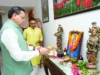 आयुर्वेद दिवस पर सीएम धामी ने की भगवान धन्वन्तरि की पूजा, प्रदेशवासियों के आरोग्य और खुशहाली की कामना