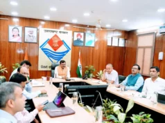 टिहरी झील को ग्लोबल डेस्टिनेषन के रूप में विकसित करने को लेकर मुख्य सचिव ने ली बैठक