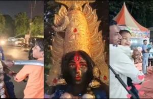 मां काली के रूप में रील बनाने पर विवाद, नीतू बिष्ट के खिलाफ प्रदर्शन