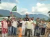 रायपुर स्टेडियम में मासूम शर्मा के कार्यक्रम का उक्रांद ने विरोध किया