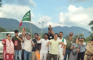 रायपुर स्टेडियम में मासूम शर्मा के कार्यक्रम का उक्रांद ने विरोध किया