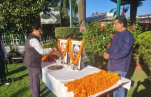 यूजेवीएन लिमिटेड में धूमधाम से मनाई गई महात्मा गांधी और लाल बहादुर शास्त्री की जयंती
