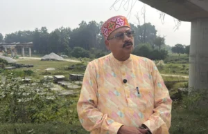 महाराज ने भारत-नेपाल सीमा पर बन रहे ड्राई पोर्ट सहित चार लेन सड़क का किया निरीक्षण