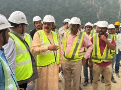 जमरानी बांध परियोजना का मंत्री सतपाल महाराज ने किया निरीक्षण, तय समय-सीमा में काम पूरा करने के निर्देश