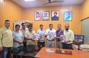 सूचना महानिदेशक बंशीधर तिवारी से मिला उत्तरांचल प्रेस क्लब का प्रतिनिधिमंडल, स्मारिका ‘गुलदस्ता 2026’ भेंट की