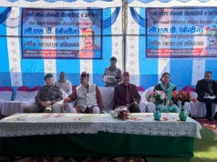 पूर्व सैनिकों, वीर नारियों, सैनिक परिवारों का सम्मान हमारा नैतिक दायित्व: महाराज
