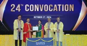 यूपीईएस के दीक्षांत समारोह में 5,129 छात्रों को मिली डिग्री, 126 मेधावियों को मिला सम्मान