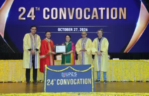 यूपीईएस के दीक्षांत समारोह में 5,129 छात्रों को मिली डिग्री, 126 मेधावियों को मिला सम्मान