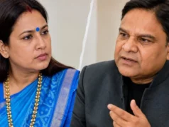 रेखा आर्य के आरोपों पर पति गिरधारी लाल साहू का पलटवार, बोले- मैंने ही सड़क से उठाकर मंत्री बनाया